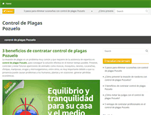 Tablet Screenshot of control-de-plagas-pozuelo.com